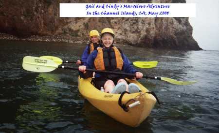 Maiden kayaking voyage in California, May 2008