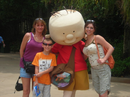 me, my daughter Felicia and son Daniel during our walt disney trip