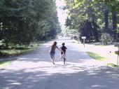 Mommy teaching Jack to ride a bike~