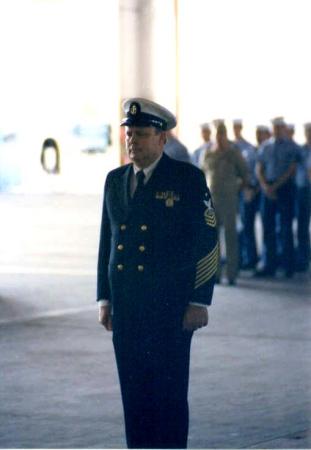 My retirement from the US Navy March 1994