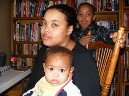 Little Chris, Christina and Dionte.