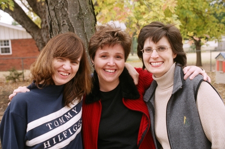 Me and my sisters, Morgan and Christine