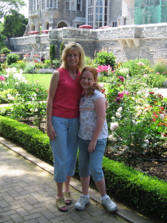 Jennifer and Brooke at Niagara Falls castle