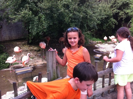 John and Mia at the Akron Zoo