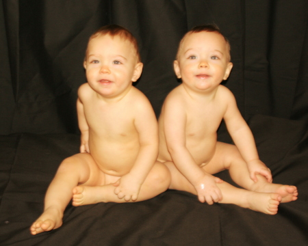 The Twins-Aiden & Evan 1 year