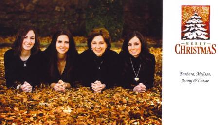 My 3 daughters, Cassie, Melissa, me & Jenny