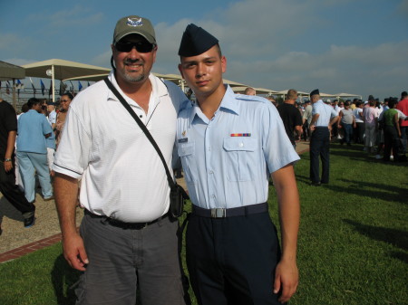 Dad And Air force Boot Camp Grad