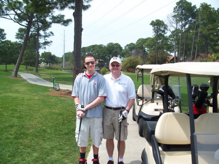 Connor & Dad - Golf