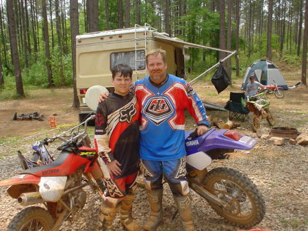 Playin' in the dirt at Durhamtown Plantation (2003?)