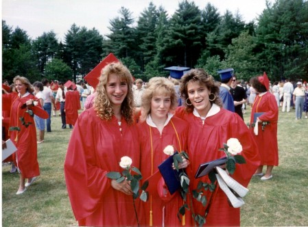 tracie,angie, paula graduation 1988