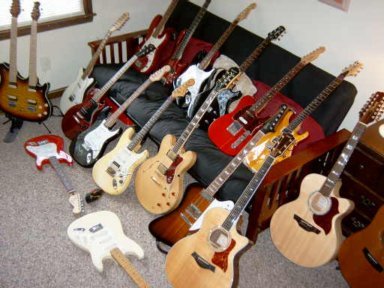 My guitar collection