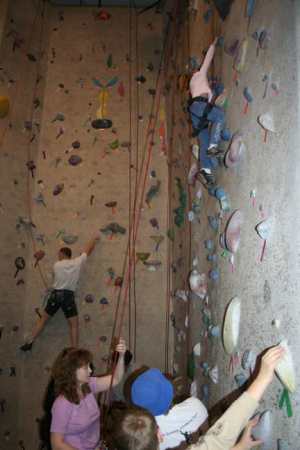 Chandra climbs the wall