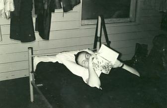 Air Force Tech School 1964 in the barracks; always could sleep and read