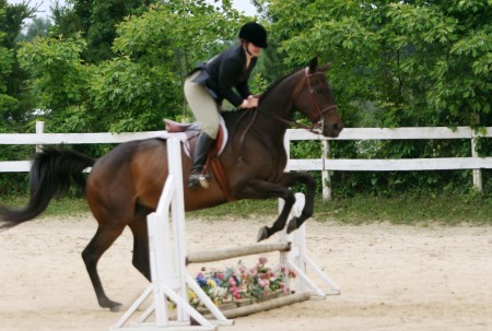 Alexis with her Horse