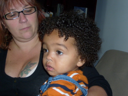 Me and my grandson Julius.