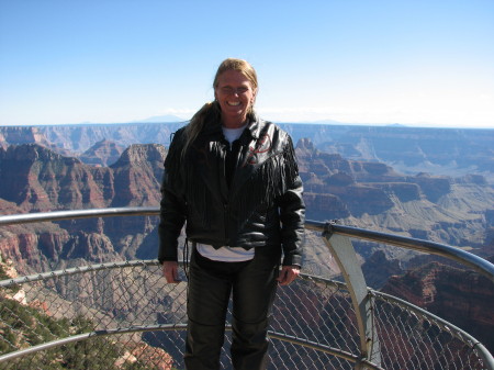 Jeanne at the Grand Canyon
