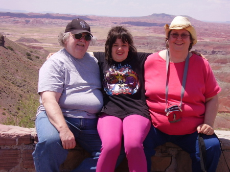 Whole family at Grand Canyon