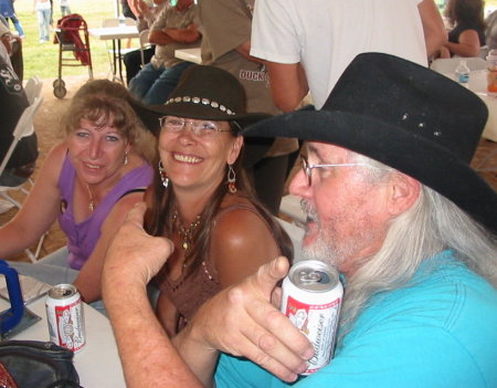 My Husband Randy, Myself and Sister in law Debbie