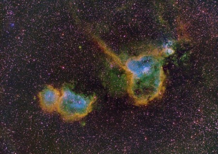 The Heart and Fetus nebulae