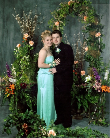 my son and his girl at cedar crest prom 2007