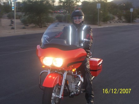 Kenny and his Harley