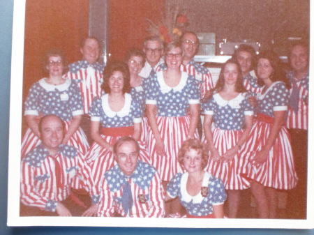 1976 Bi-Centennial Sq Dance outfits