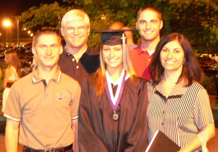Family at Jenn's graduation
