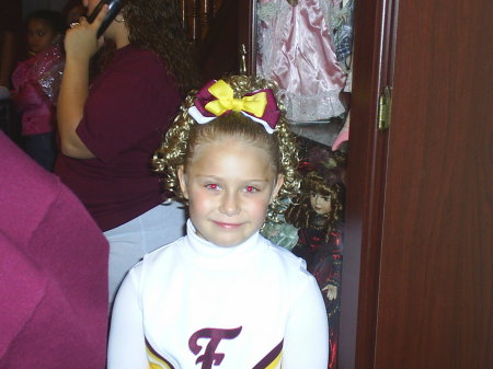 Haley's 1st Cheering Competition