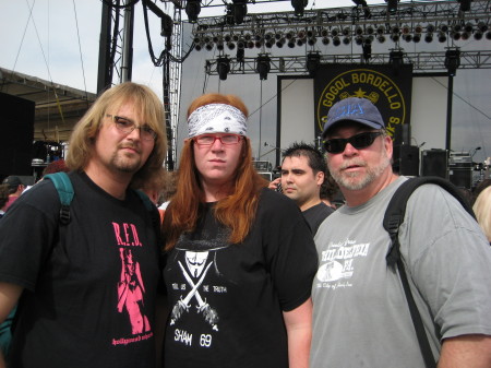 My sons and I at Vegoose 2007
