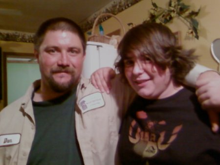 my husband Danny and my son Cody