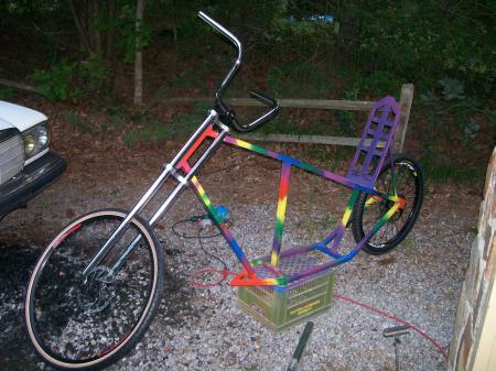 Chopper Bicycle nearing completion