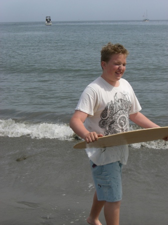 Austin at the beach