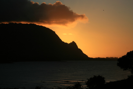 Sunset in Hawaii