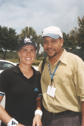 Shelvin Floyd and Martina Hingis