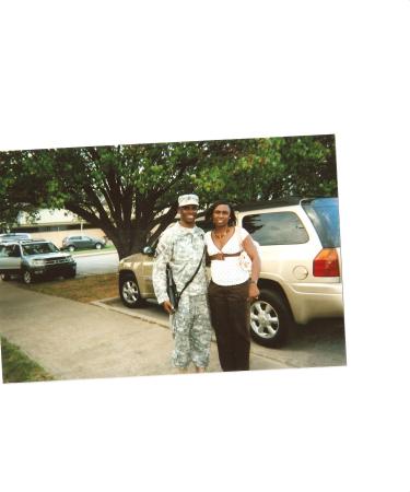 ME & MY HUSBAND JUST BEFORE HE LEFT FOR IRAQ 2007