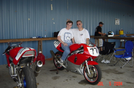 My son and I at NPR Raceway