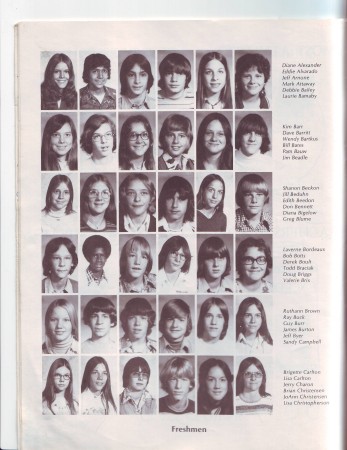 Class of 1976 as Freshmen