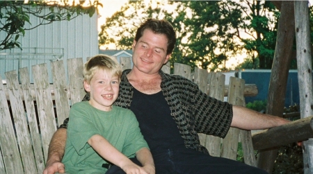 Me with my son 2006