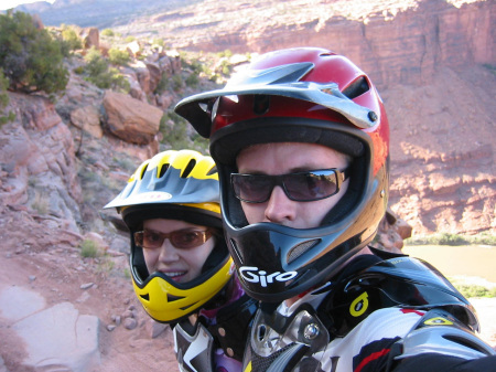 Fun Mountain Bike trek to Porcupine Rim in Moab Utah