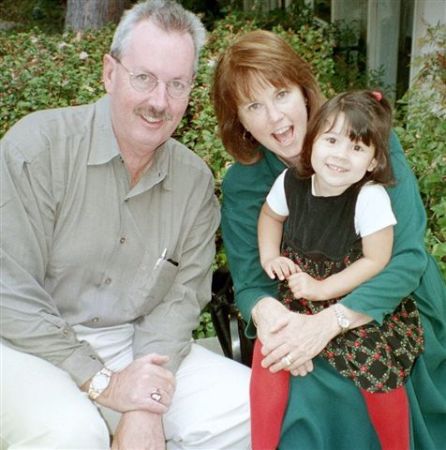 With our granddaughter, Julia in 2003