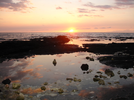 kona sunset hawaii