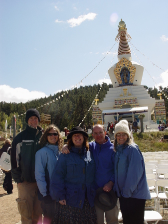 The Family at the Great Stupa of Dharmakaya