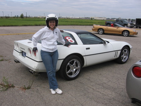 Autocrossing in my Vette