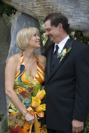 2006, My husband and I doing our wedding renewal for our 20 year aniversary