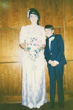 My brother and I at Mom's and Dad's wedding 1987
