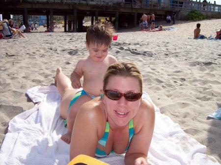 Beach day with Ben!