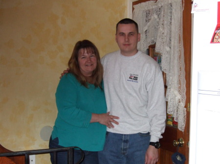 me and my youngest son (on leave from Iraq)