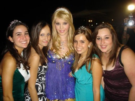 Melissa and friends at her friend Kristy's MTV Supersweet 16