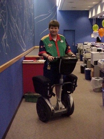 Jeff on his beloved Segway at All-Star Sports Resort