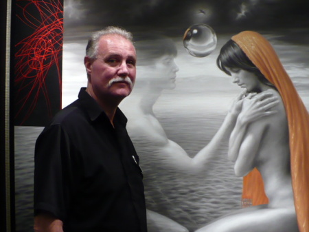 Don Raines in his gallery